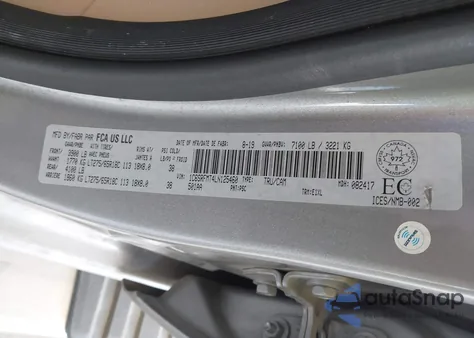 2020 Ram 1500 Big Horn из США, поврежденный, VIN 1C6SRFMT4LN125460